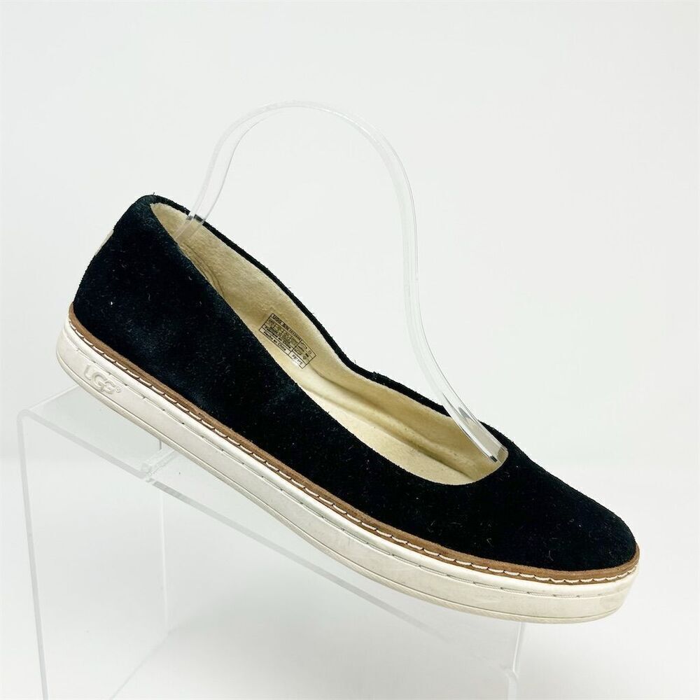 UGG Women's Kammi Slip-On Trainers Black Size 7.5 Casual Shoes Comfort